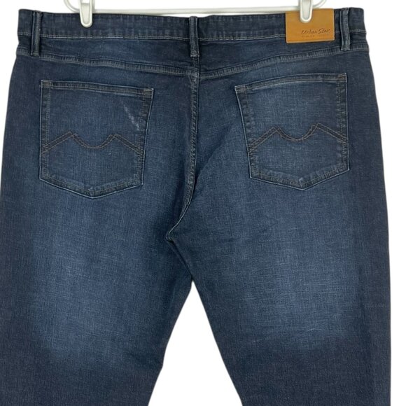 Urban Star Men's Blue Straight Leg Stretch Denim Jeans Size 44x30 Regular - Picture 4 of 12
